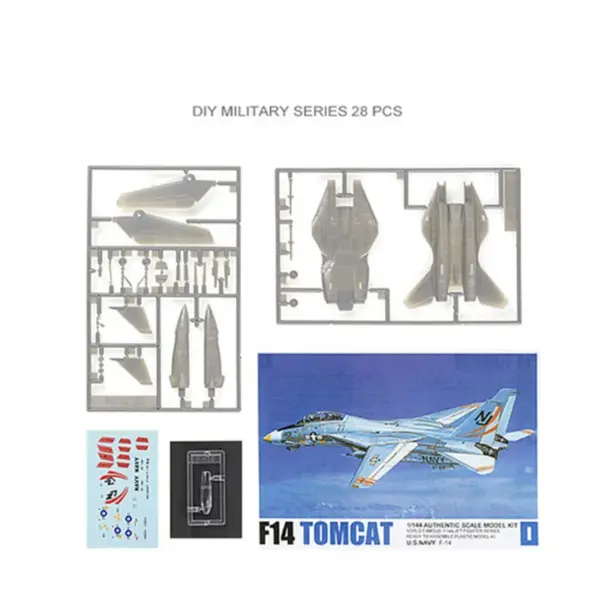 1/144 Scale Assembled Fighter Model Set - Image 4
