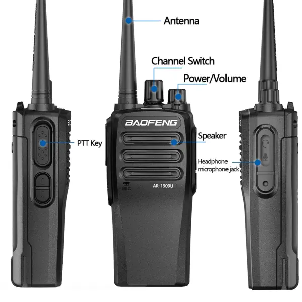 BaoFeng BF-1909 High Power Walkie Talkie - Image 2