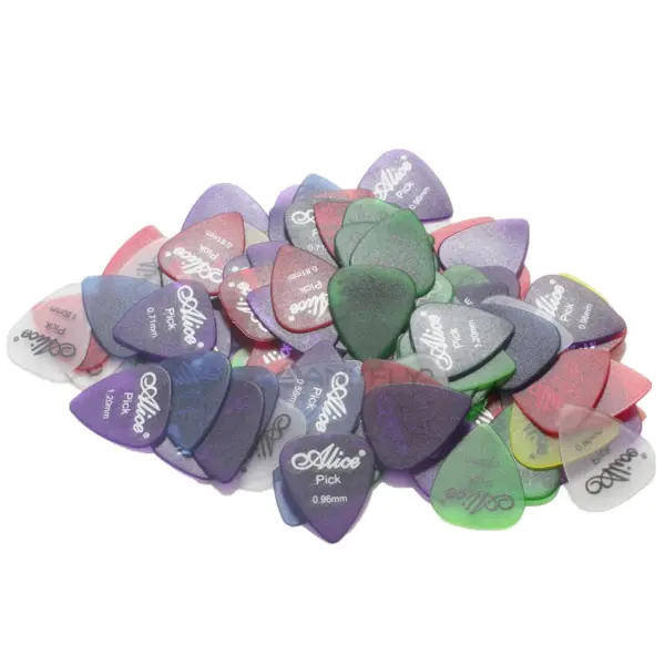 100 Assorted Matte Guitar Picks - 0.58 to 1.50mm - Image 4