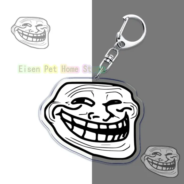 TrollFace Keychain for Bags and Accessories - Image 46