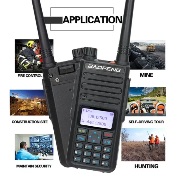 Baofeng DR-1801 Dual Band Walkie Talkie - Image 4