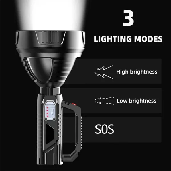 Powerful Rechargeable LED Flashlight for Camping - Image 5