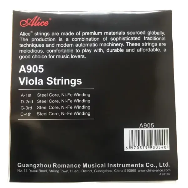 Alice A905 Full Set Viola Strings - Image 6