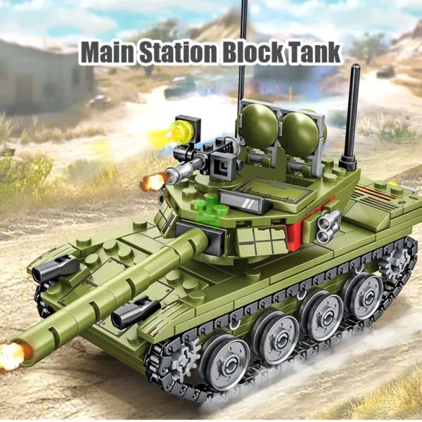 336pcs Type 85 Main Battle Tank Building Set - Image 2