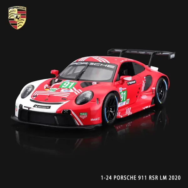 Bburago 1:24 Porsche 911 Dakar Model Car - Image 8