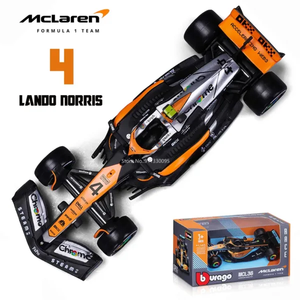 Bburago 1:43 McLaren F1 MCL60 Diecast Model - Image 36