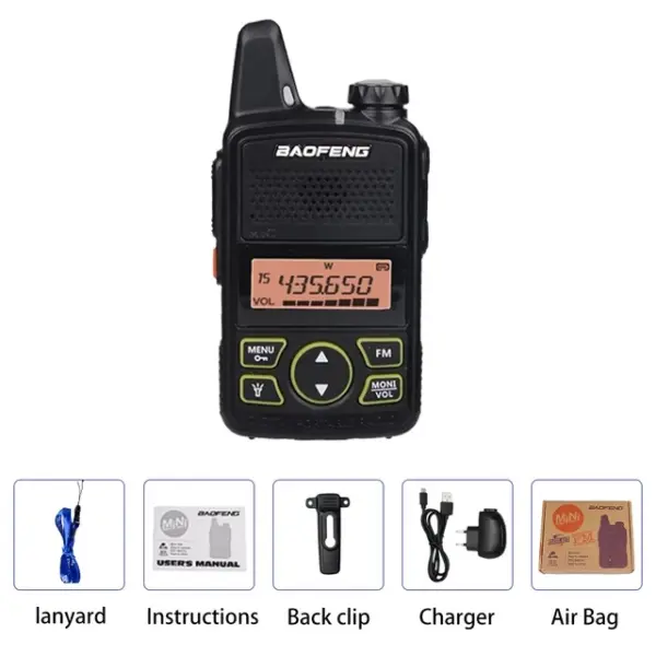 Baofeng BF-T1 Mini Walkie Talkie UHF 5W - Image 7