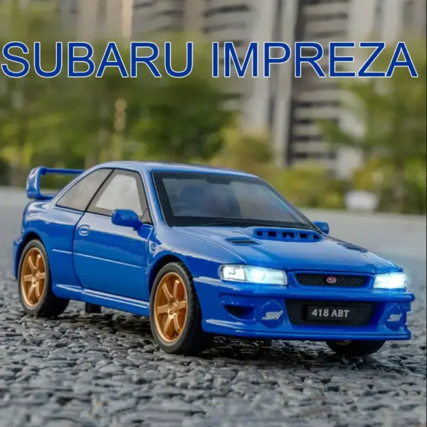 1:32 Scale Subaru Impreza Diecast Model Car