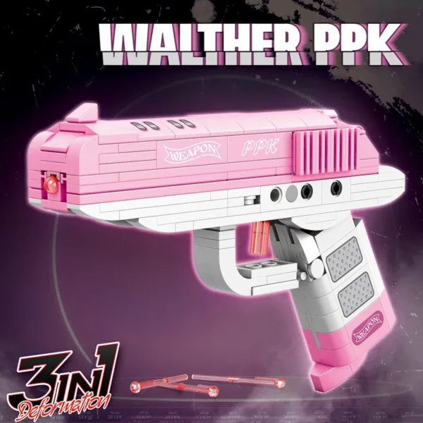 Creative Assembly Block Gun Toy for Kids - Image 6