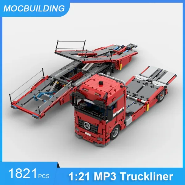 MOC Building Blocks 1:21 Scale Truck Model - Image 3