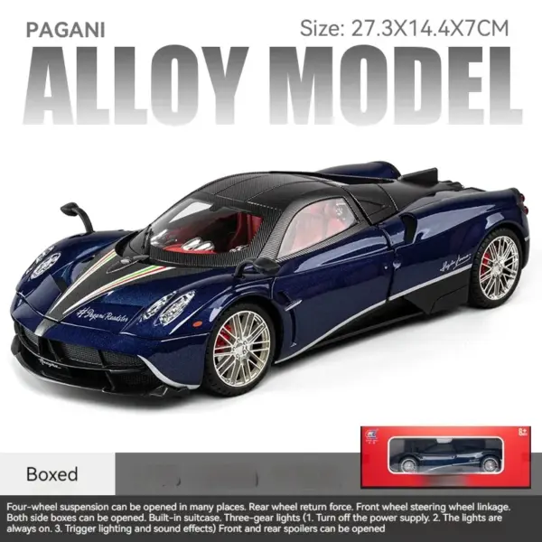 Pagani Huayra Dinastia Alloy Diecast Model Car - Image 8