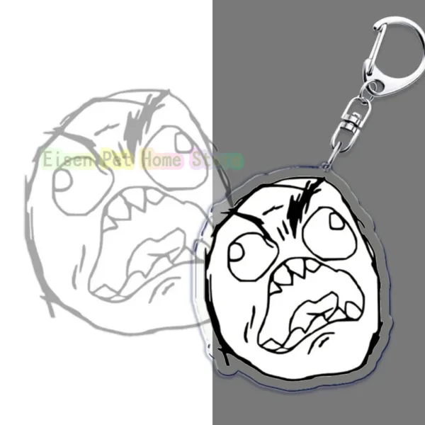 TrollFace Keychain for Bags and Accessories - Image 41