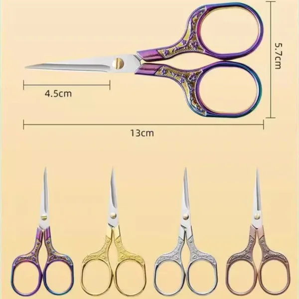 Vintage Stainless Steel Sewing Scissors 12.7cm - Image 4