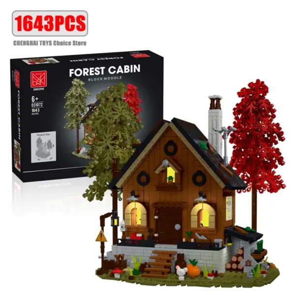 Forest House Building Blocks Model Set - Image 7