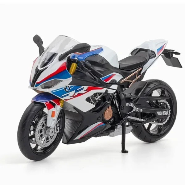 1:12 Scale BMW S1000RR Metal Toy Motorcycle - Image 3