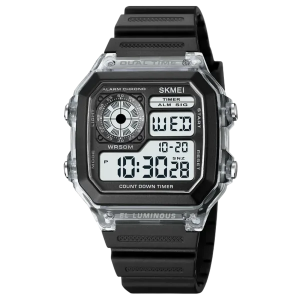 Men's Digital Waterproof Sport Chrono Watch - Image 8