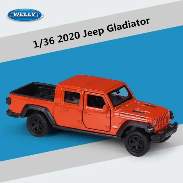 1:36 Jeep Gladiator Alloy Diecast Model - Image 7