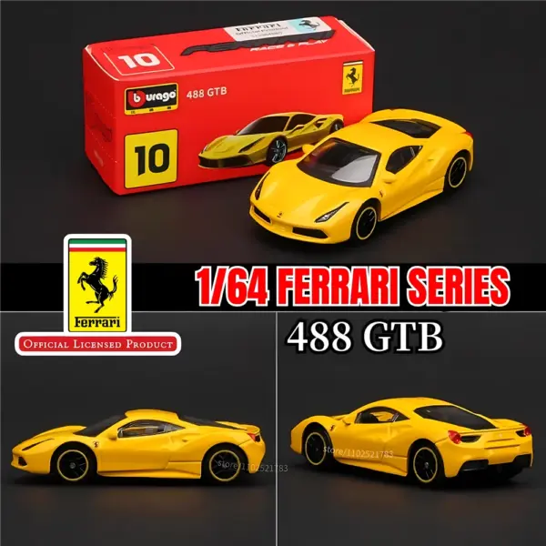 Bburago 1:64 Ferrari SF90 Diecast Model Car - Image 17