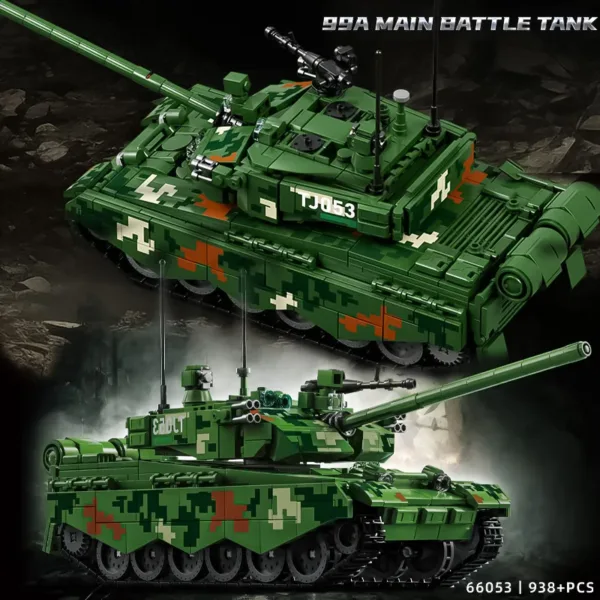 Type 99 Battle Tank Building Block Set - Image 2