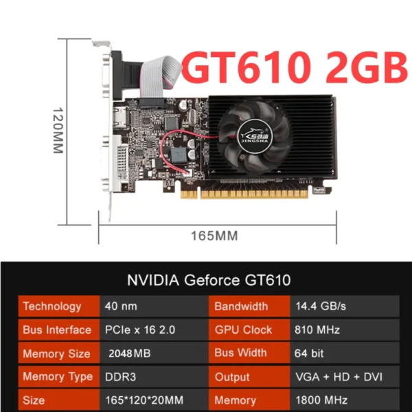 GT730 4GB DDR5 Graphics Card PCI-E 2.0 - Image 7