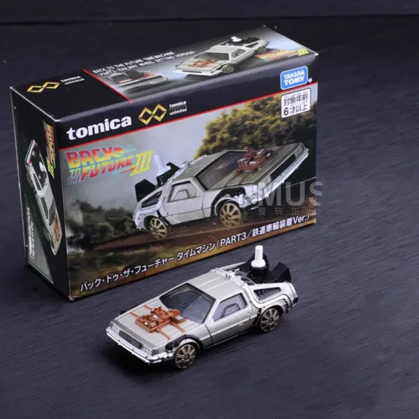 Diecast Metal DeLorean DMC-12 Model Car - Image 7