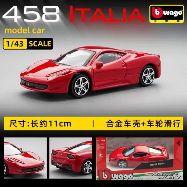 Bburago 1:43 Ferrari Diecast Model Cars - Image 20