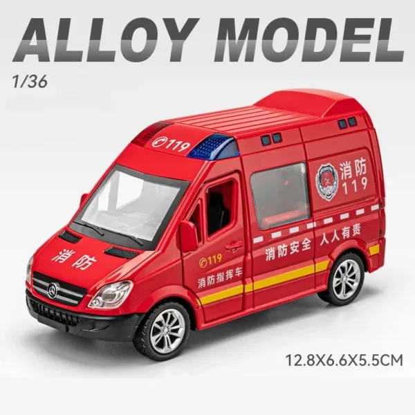 1:36 Mercedes Benz City Service Toy Model - Image 7