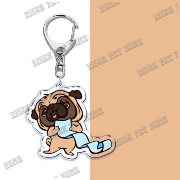 Cute PUG Keychain Pendant for All Occasions - Image 20