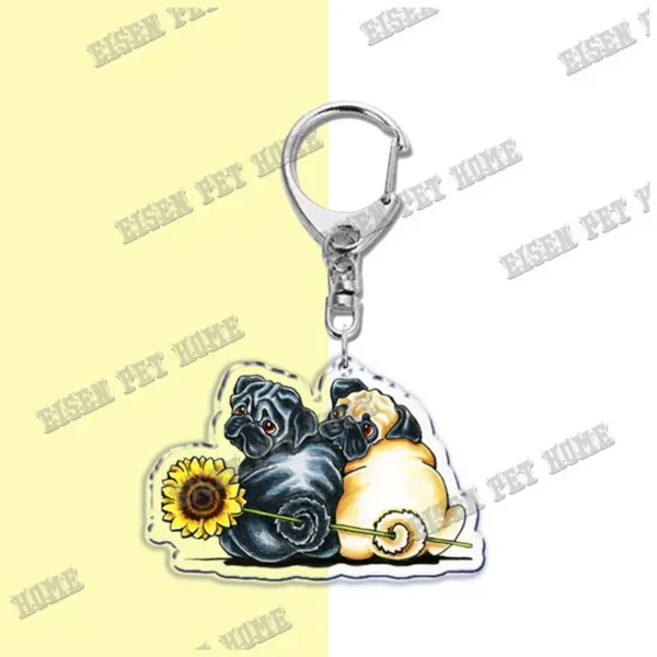 Cute PUG Keychain Pendant for All Occasions - Image 5