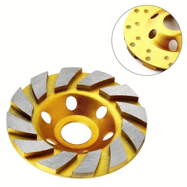 4 Inch Turbo Diamond Grinding Wheel for Grinders - Image 4