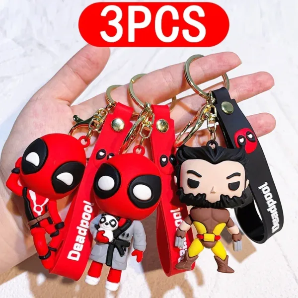 Deadpool Wolverine Keychain Model Figure - Image 8