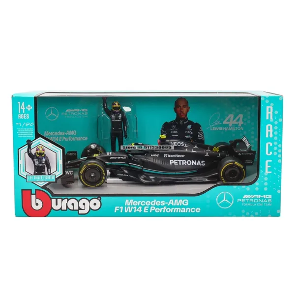 Bburago 1:24 F1 Mercedes-AMG W14 Diecast Car - Image 5