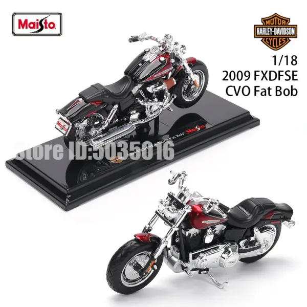 Maisto 1:18 Harley-Davidson Motorcycle Model - Image 5