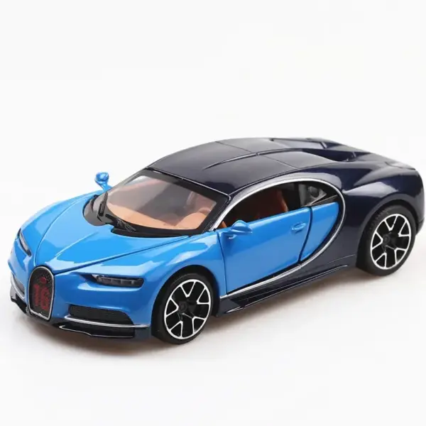 1:32 Bugatti Chiron Metal Diecast Car Model - Image 9