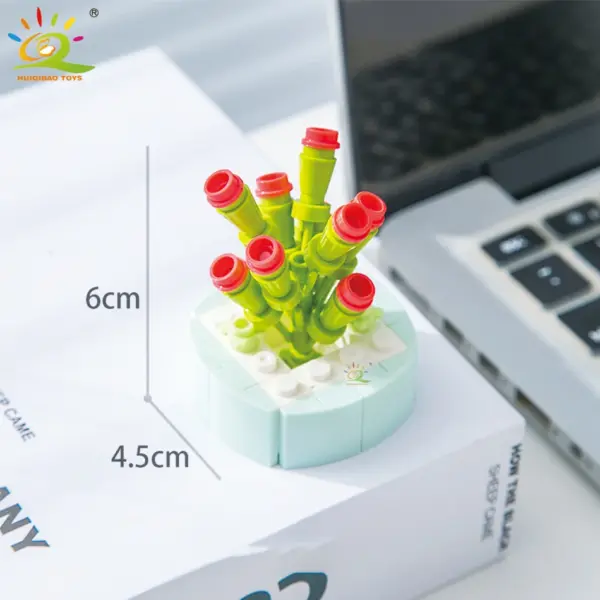 DIY Flower Succulent Building Blocks Set - Image 30