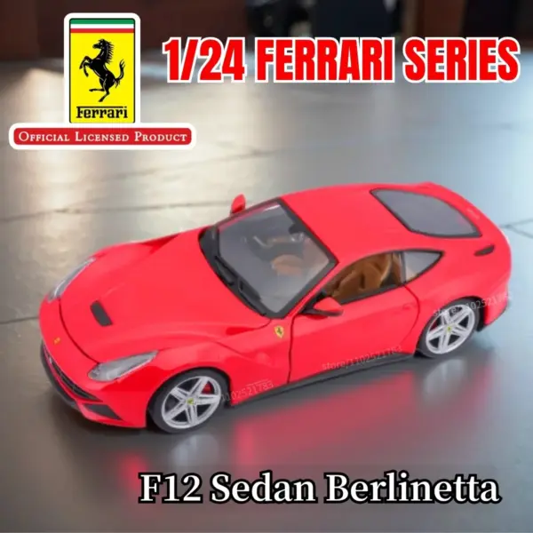 1:24 Scale Ferrari Diecast Car Model - Image 9