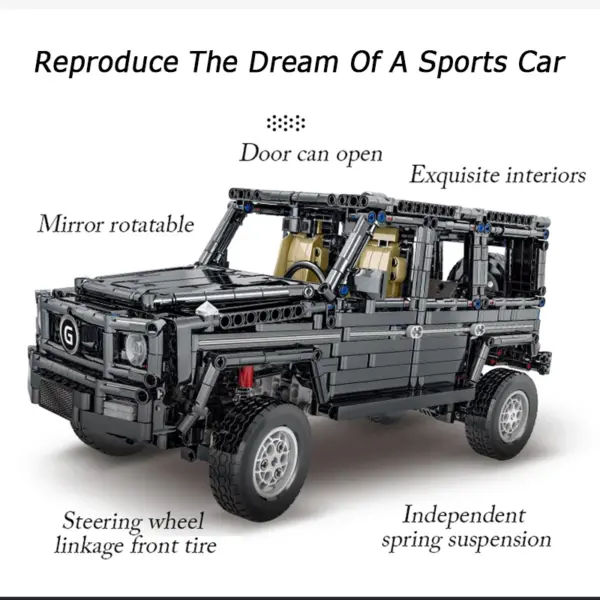 Remote Control Off-Road Vehicle Building Set - Image 5