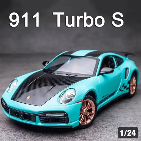 1:24 Scale Diecast 911 Turbo S Model Car