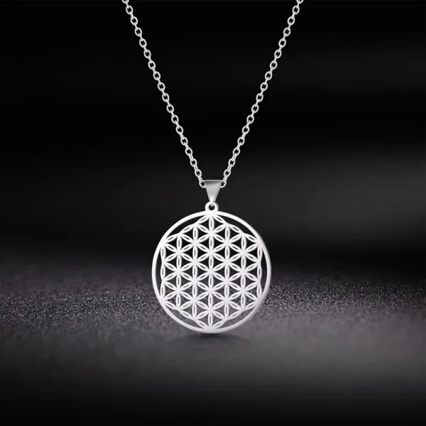 Flower of Life Pendant Necklace for Women