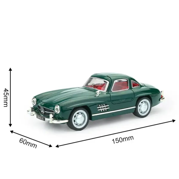 1:32 Metal Alloy Benz 300SL Diecast Model - Image 9