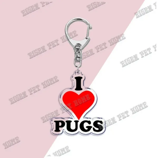 Cute PUG Keychain Pendant for All Occasions - Image 9