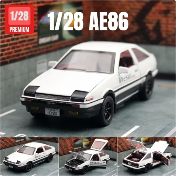 1/32 AE86 Diecast Toy Car with Sound and Light - Image 12