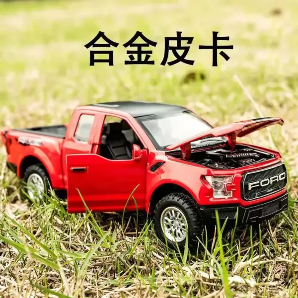 1:32 Diecast Ford Raptor F150 Model Car - Image 4