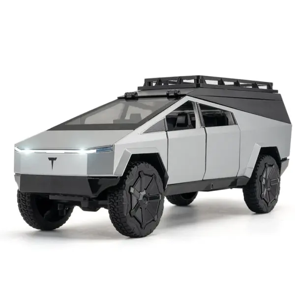 1:24 Alloy Tesla Pickup Truck Model - Image 2