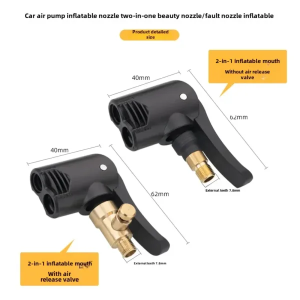 Two-in-One Valve Adapter for Pumps - Image 3