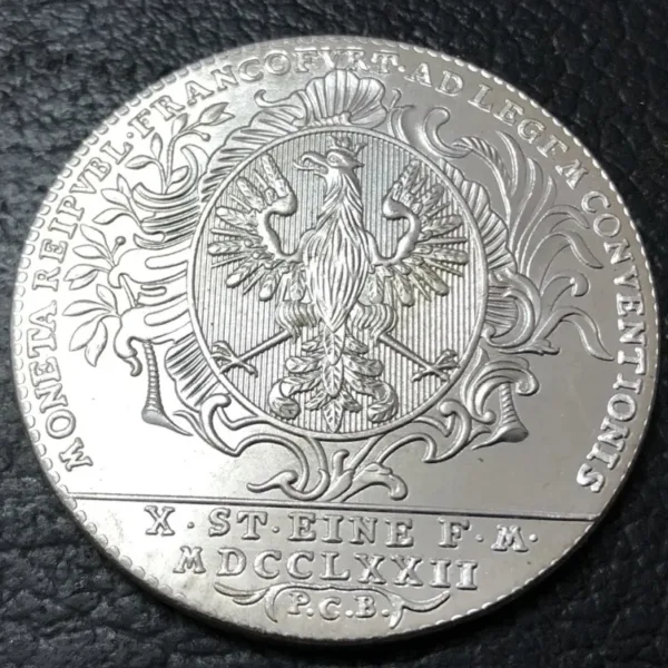 1772 Replica Frankfurt Coin with Eagle Design - Image 3