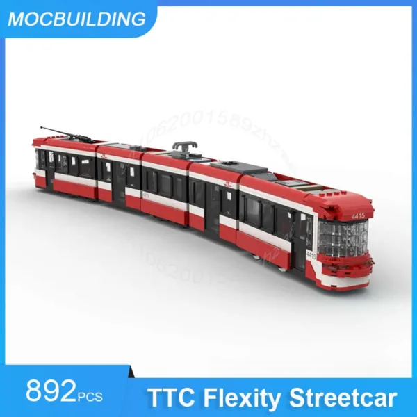 TTC Flexity Streetcar Building Blocks 892PCS