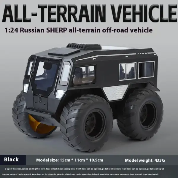 1:24 All Terrain Russian Sherp Diecast Model - Image 12