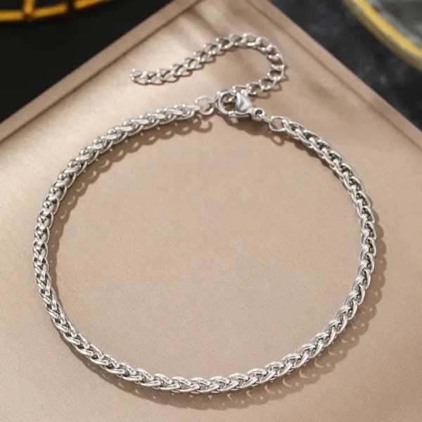 Elegant Stainless Steel Chain Bracelet for Women - Image 9