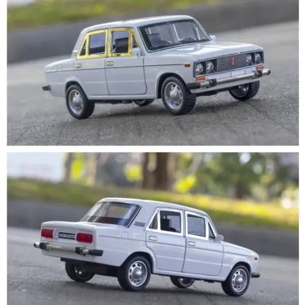 Diecast 1:24 Lada Model Car with Sound and Light - Image 4